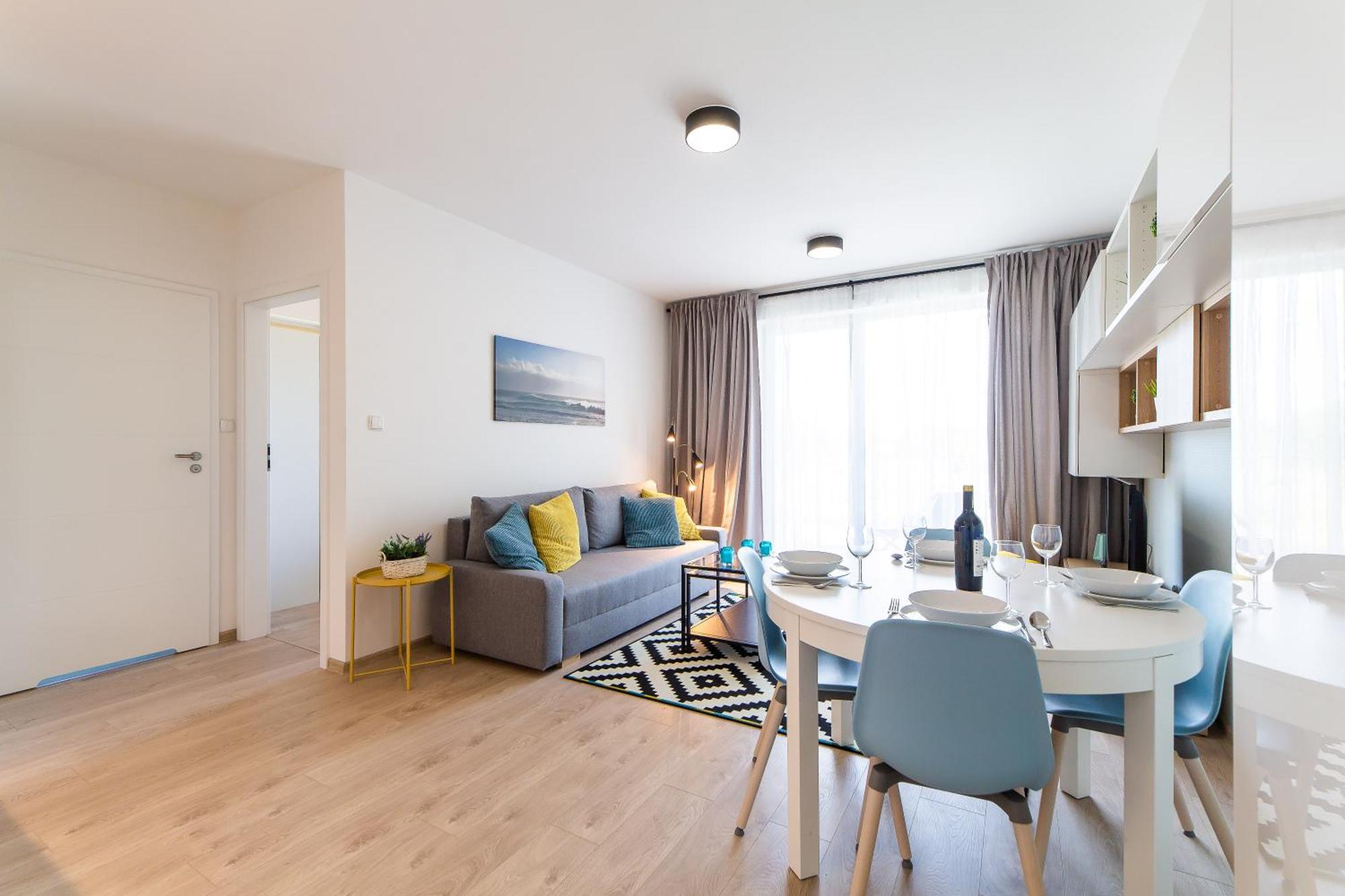 Feniks Spa Apartments 10 By Jantar Apartamenty Kołobrzeg Rum bild